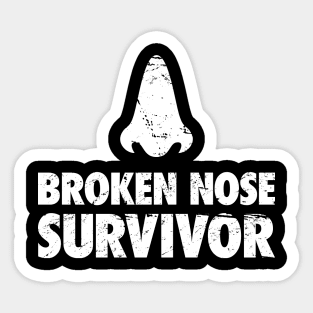 Funny Broken Nose Get Well Soon Gift Sticker